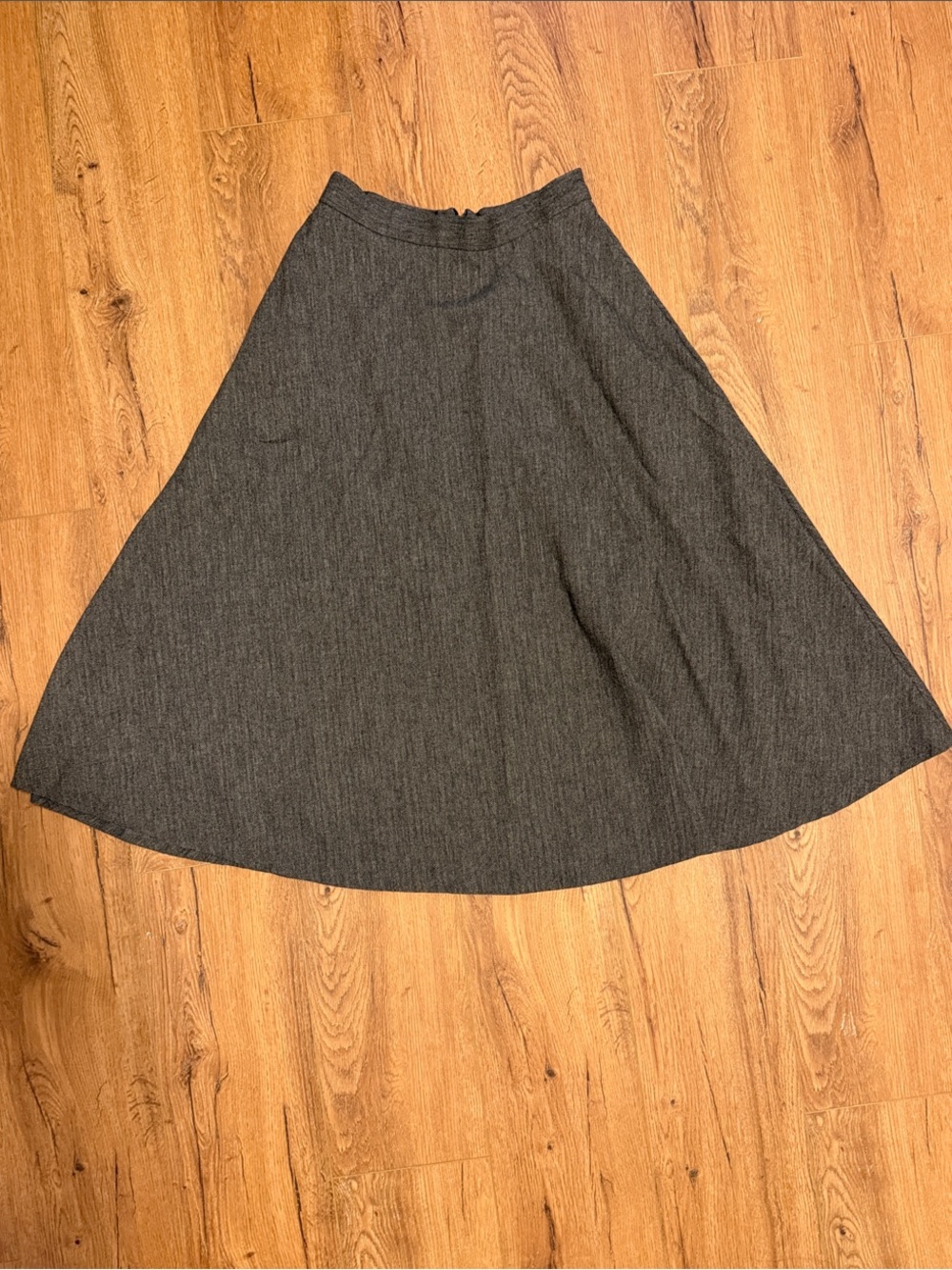 Zara Charcoal Gray A-Line Skirt